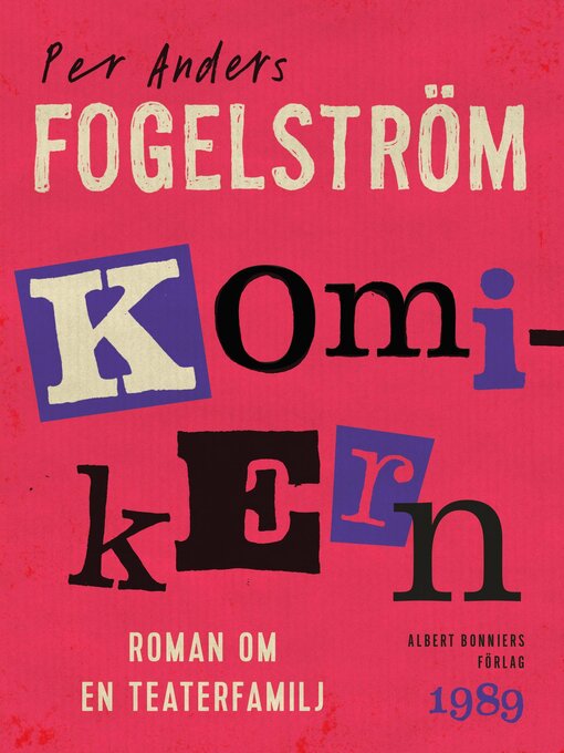 Titeldetaljer för Komikern av Per Anders Fogelström - Tillgänglig